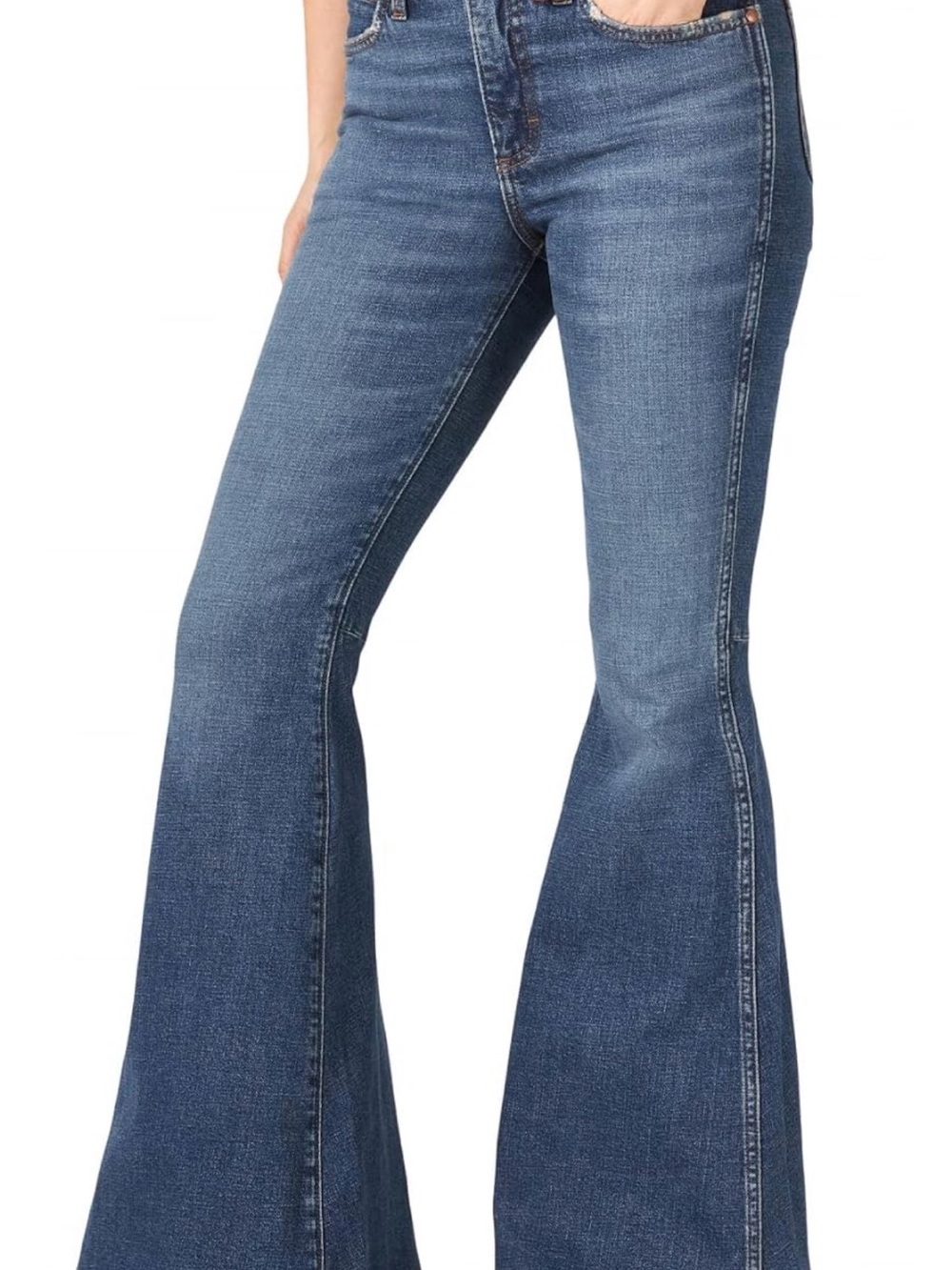 Wrangler Women's Retro High Rise Flare/Bellbottoms